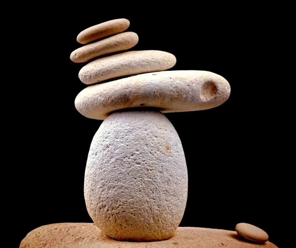 stones stacked on top of each other natural treatment